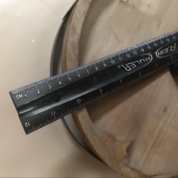 Two tier wood and metal tray - Picture 7 of 7